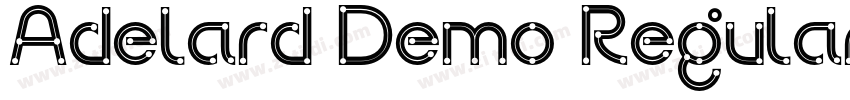 Adelard Demo Regular字体转换